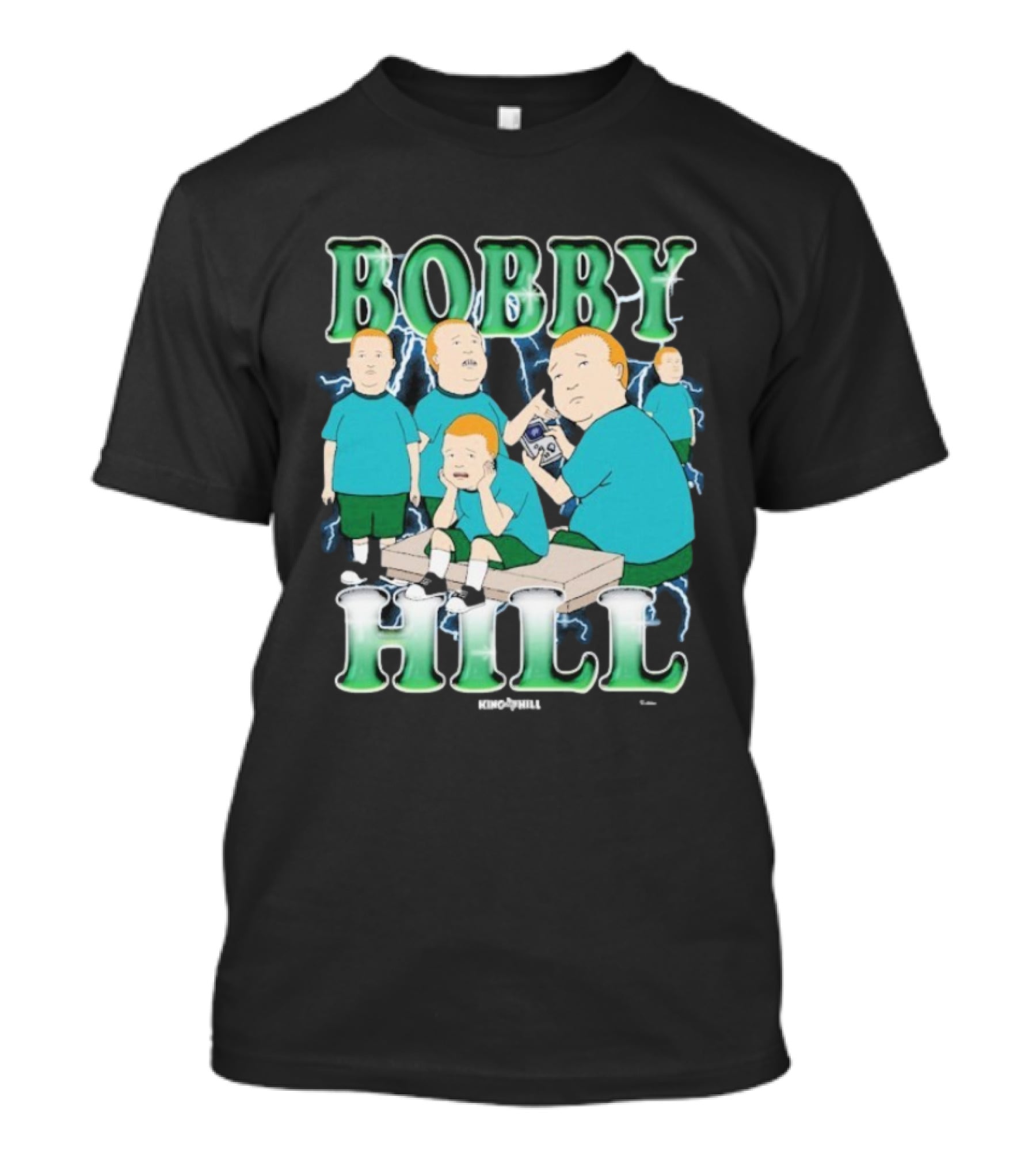 Bobby Hill King Of The Hill Heartthrob Character Montage T-Shirt