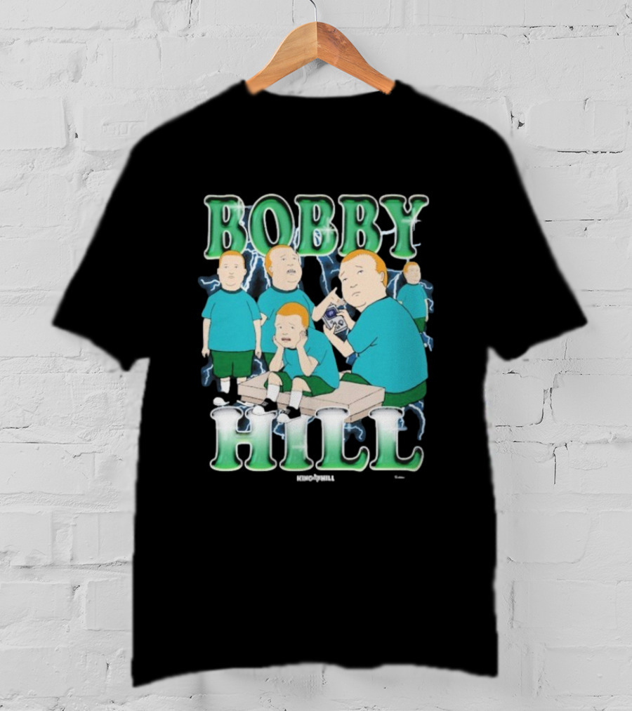 Bobby Hill King Of The Hill Heartthrob Character Montage T-Shirt