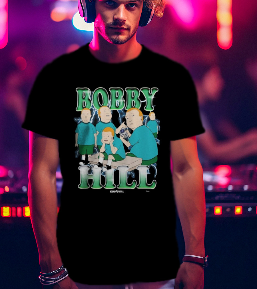 Bobby Hill King Of The Hill Heartthrob Character Montage T-Shirt