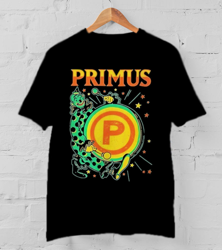 Primus Send In The Clowns New Year's Eve Oakland 2025 Event Featuring Drummer T-Shirt