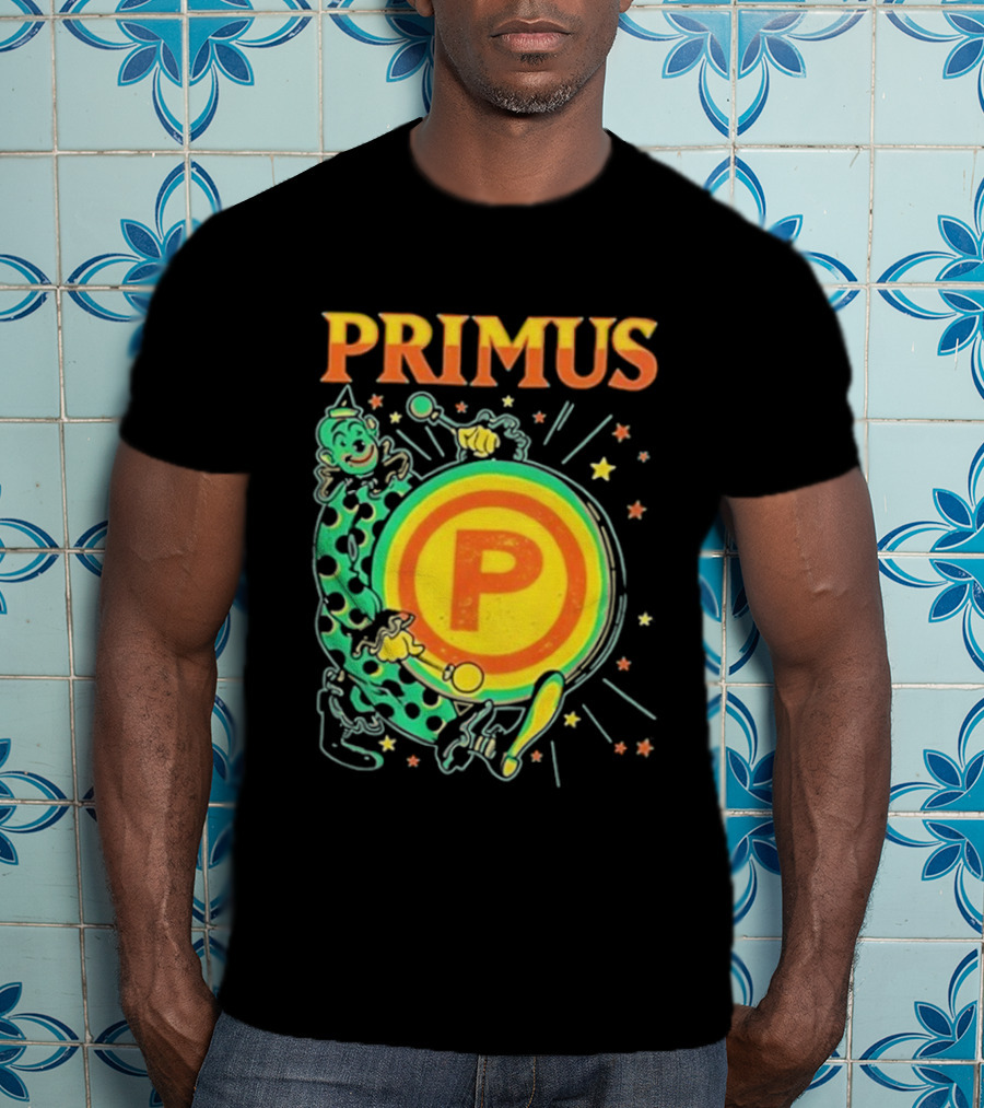 Primus Send In The Clowns New Year's Eve Oakland 2025 Event Featuring Drummer T-Shirt