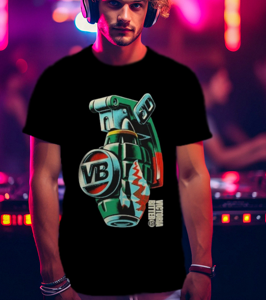 Victor Bravo Greenade Victoria Bitter Finale T-Shirt