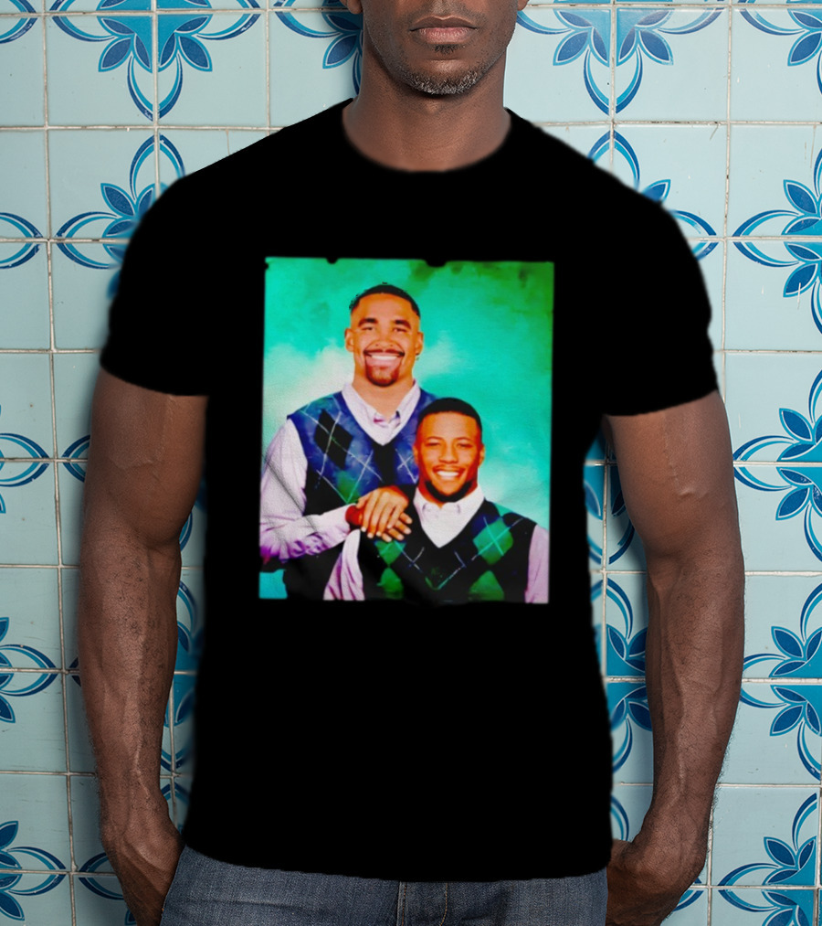 Saquon Barkley Philly Step Brothers Sweater Duo T-Shirt