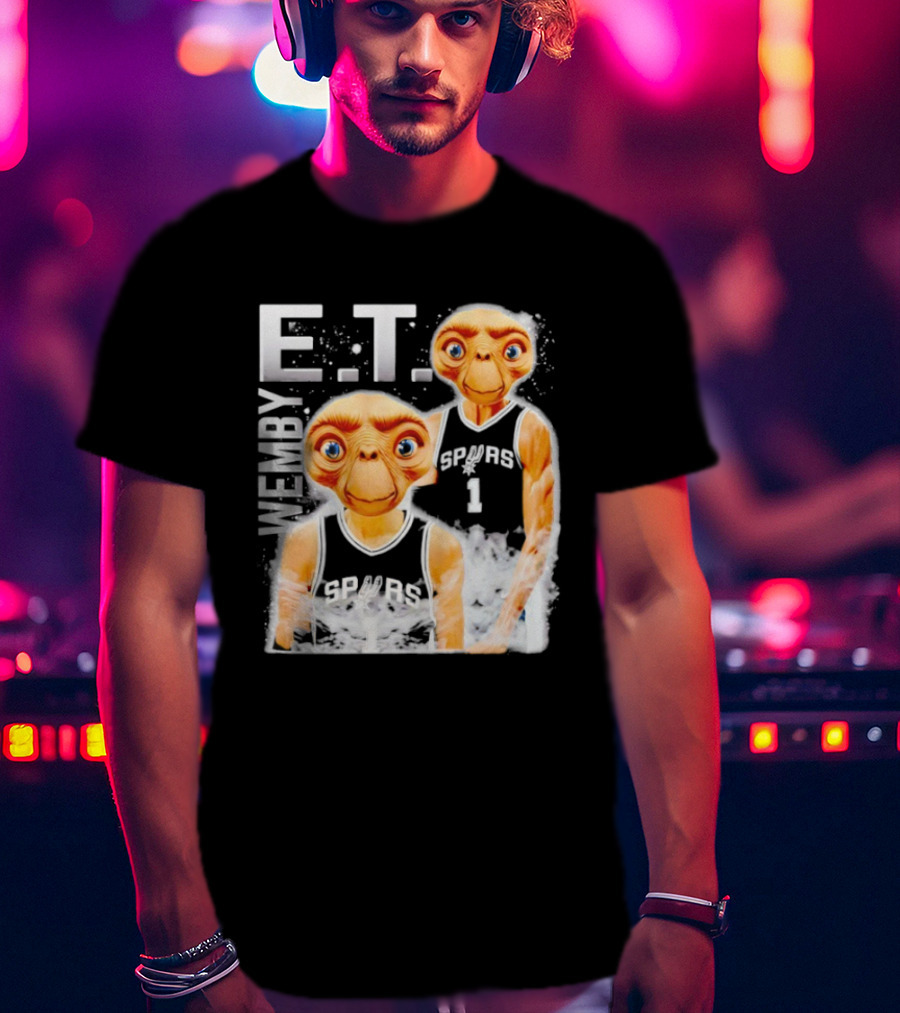 Wemby E.T. Victor Wembanyama San Antonio Spurs Basketball T-Shirt