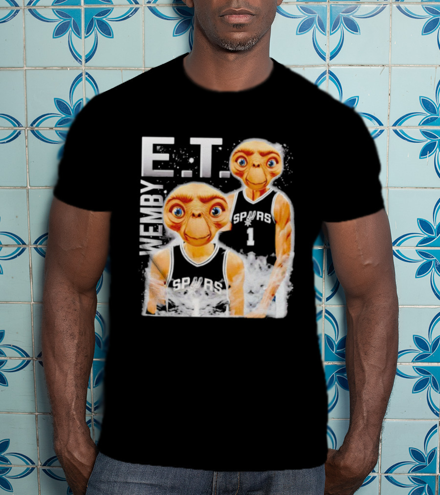 Wemby E.T. Victor Wembanyama San Antonio Spurs Basketball T-Shirt