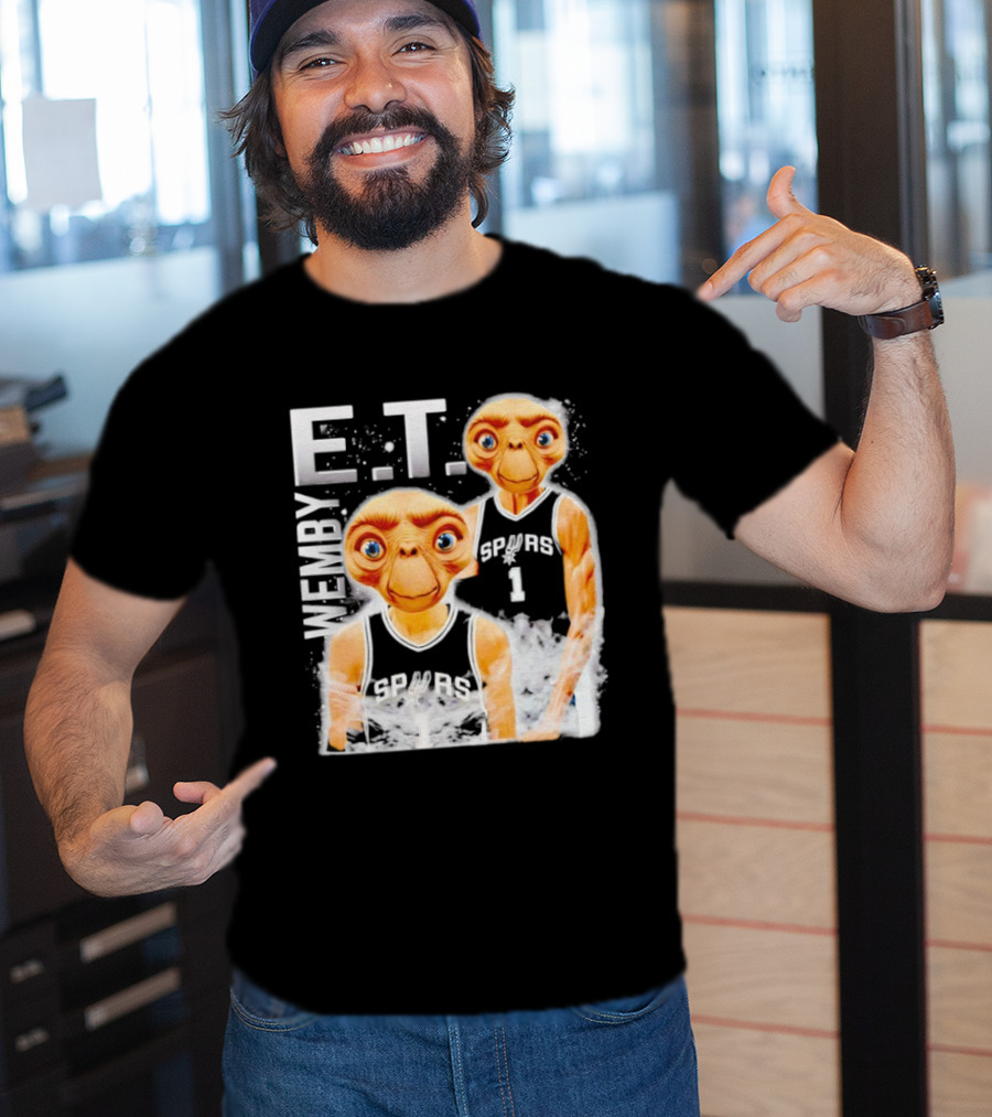 Wemby E.T. Victor Wembanyama San Antonio Spurs Basketball T-Shirt
