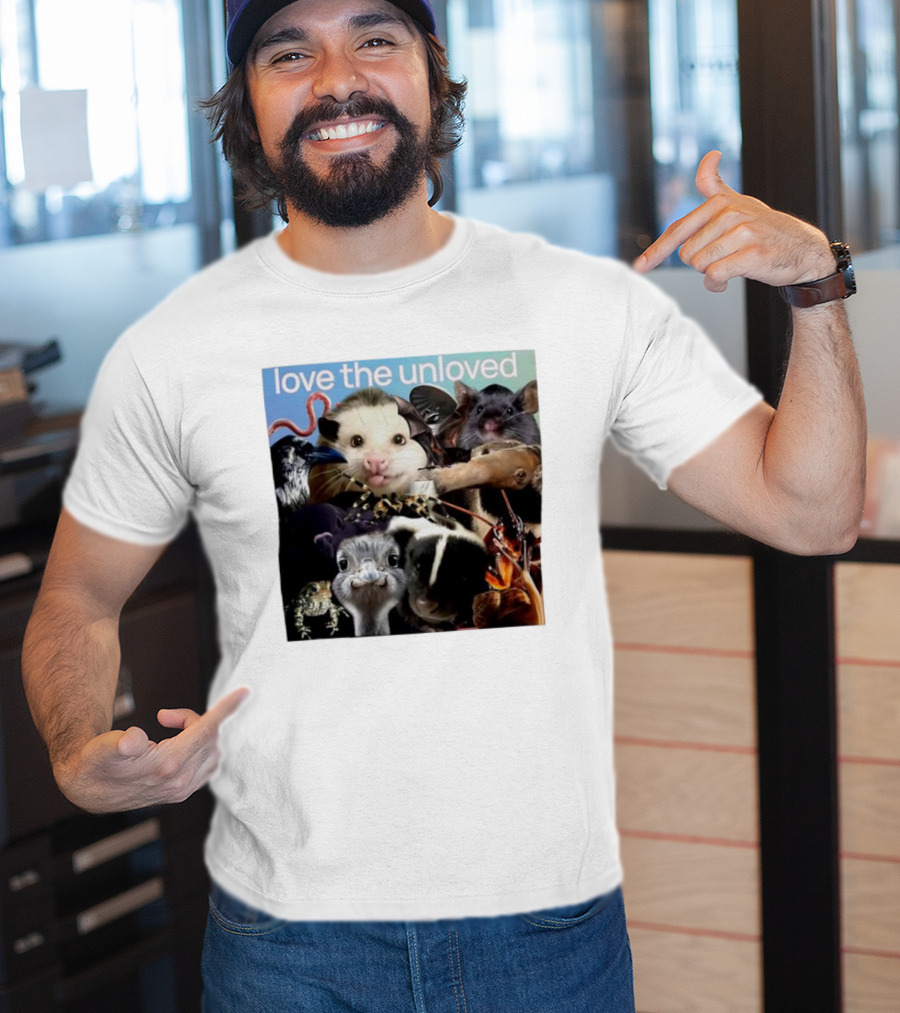 Love The Unloved Animal Collage T-Shirt