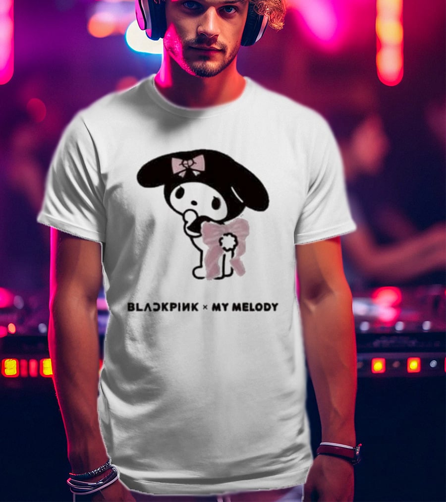 BLACKPINK X My Melody World Tour Tokyo January 2026 Sanrio Collaboration T-Shirt