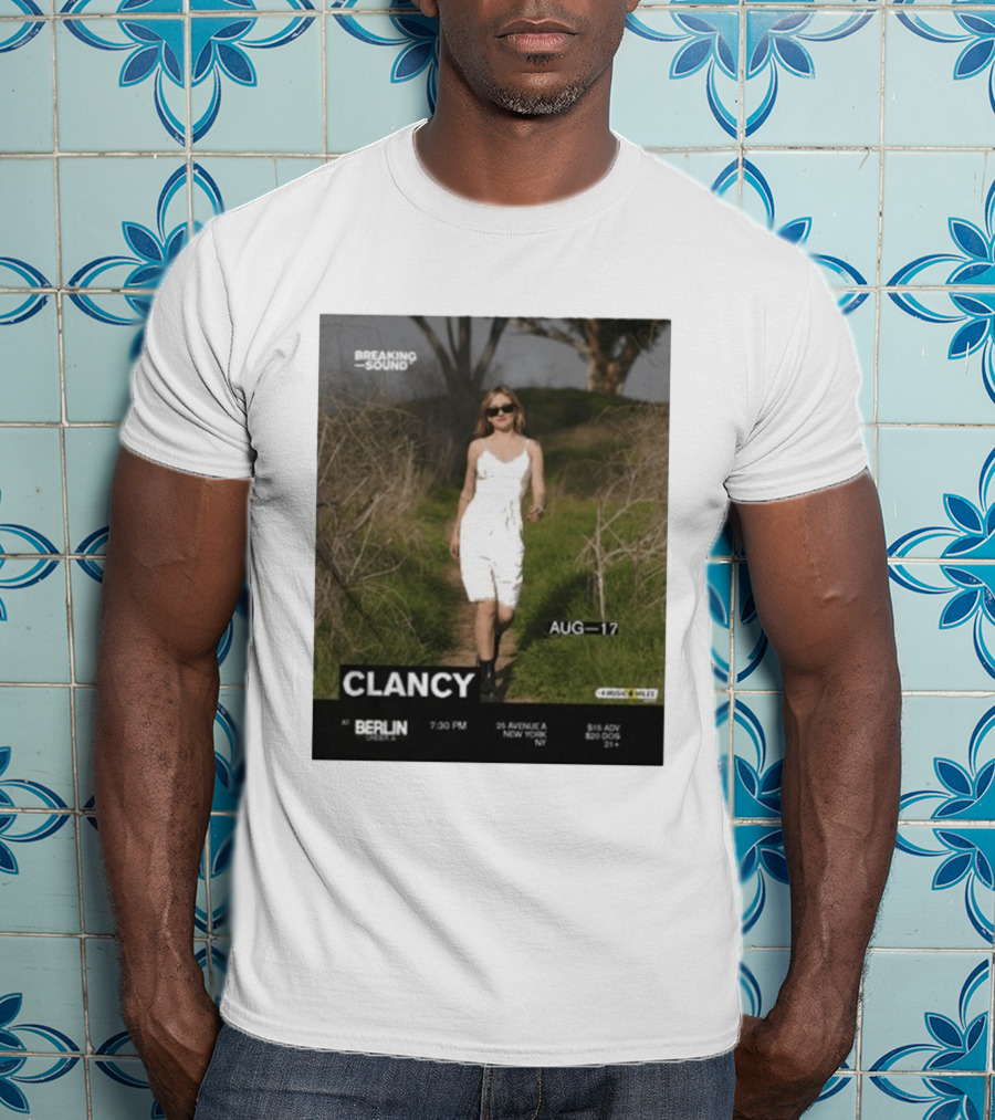 Clancy Breaking Sound Berlin August 17 Event New York Venue Details T-Shirt