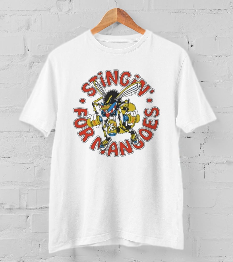 Stingin' For Mangoes Milton Mango Beer Can Bandit T-Shirt