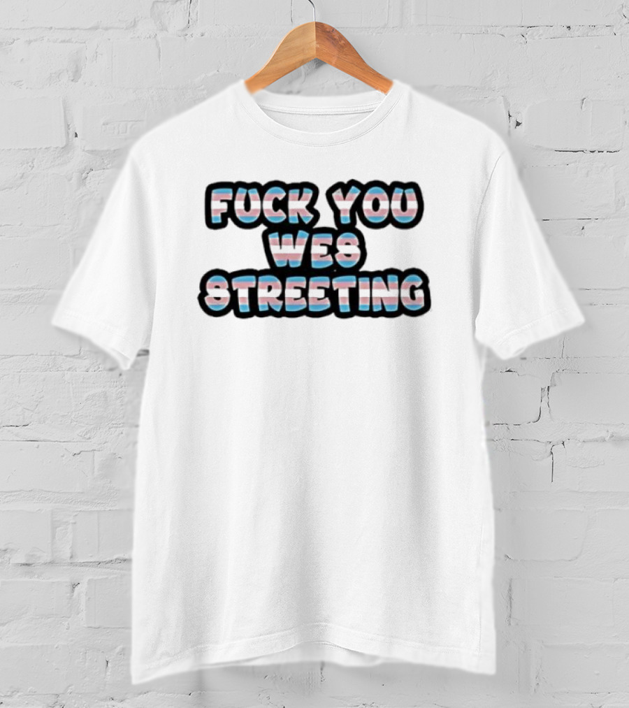 Fuck You Wes Streeting Transgender Flag T-Shirt