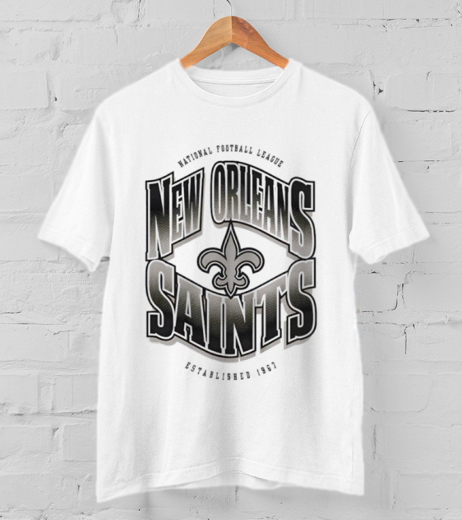 New Orleans Saints National Football League Established 1967 Fleur De Lis T-Shirt