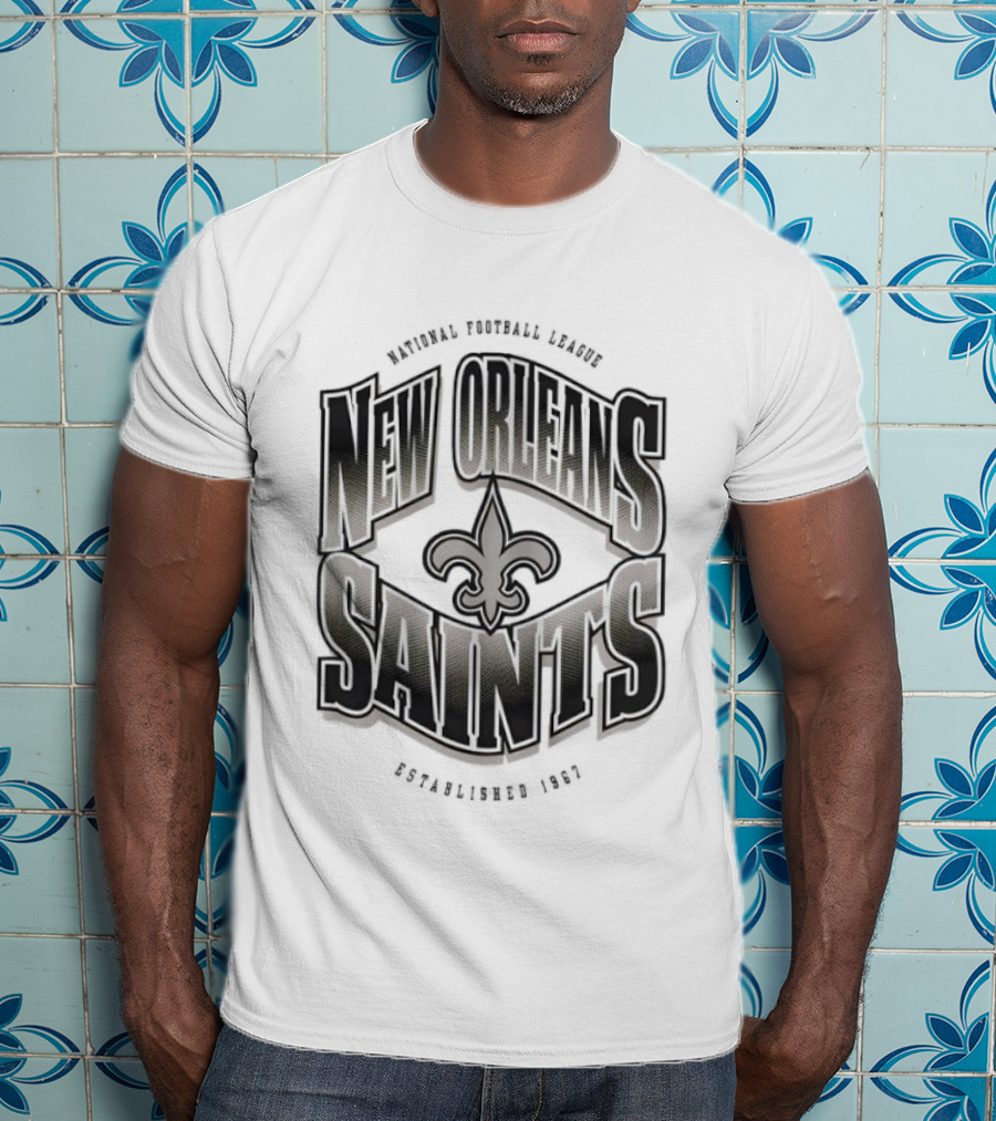 New Orleans Saints National Football League Established 1967 Fleur De Lis T-Shirt
