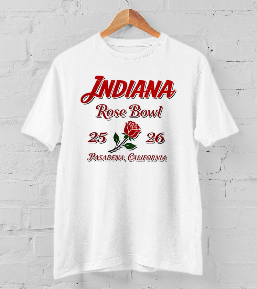 Indiana Rose Bowl 25 26 Pasadena California T-Shirt