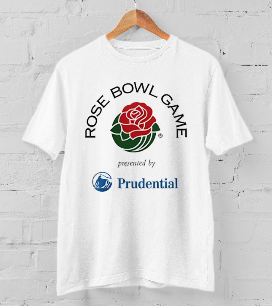 Rose Bowl Game Presented By Prudential Red Rose T-Shirt