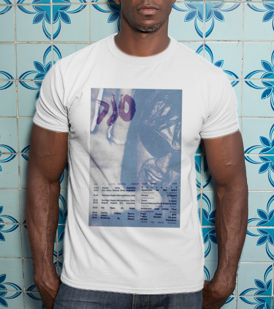 DJO South America Mexico Tour Santiago Region Mar 14 2026 Dates And Venues T-Shirt