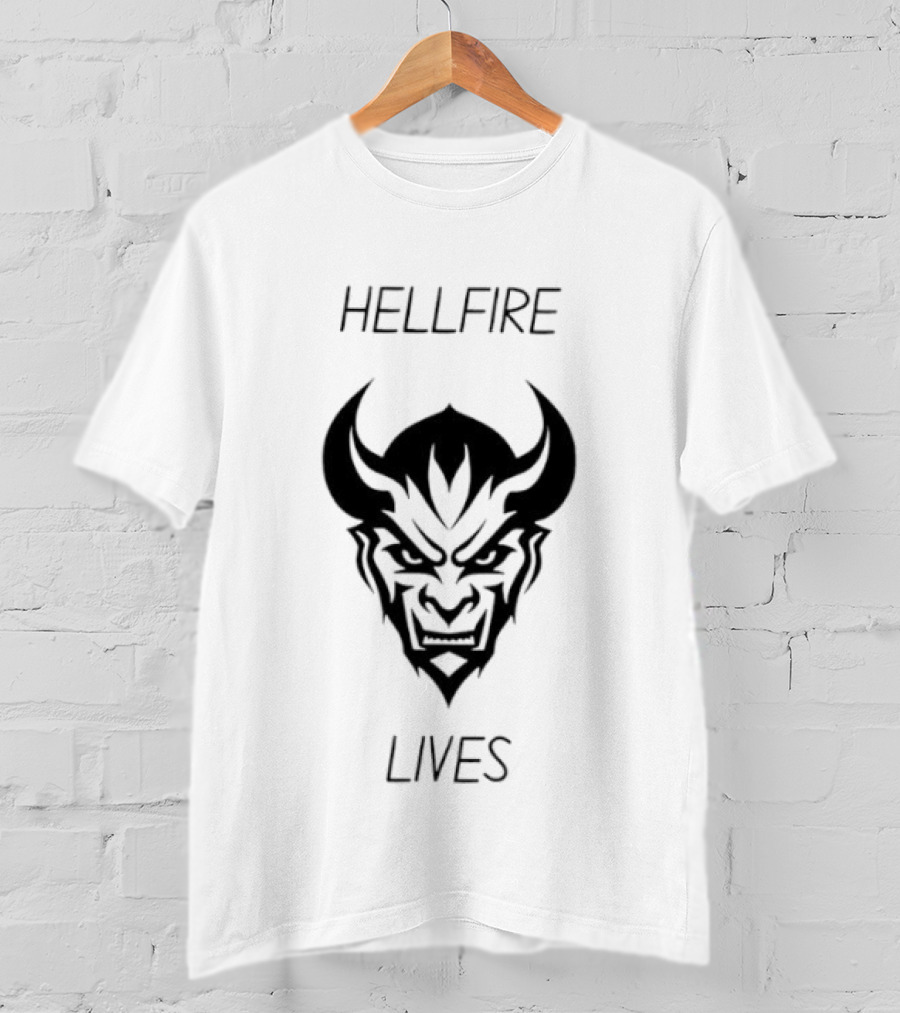 Hellfire Lives Demon Face T-Shirt