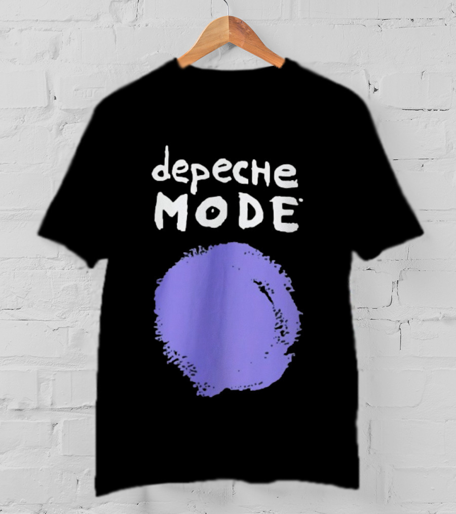 Depeche Mode Devotional Band Purple Circle T-Shirt