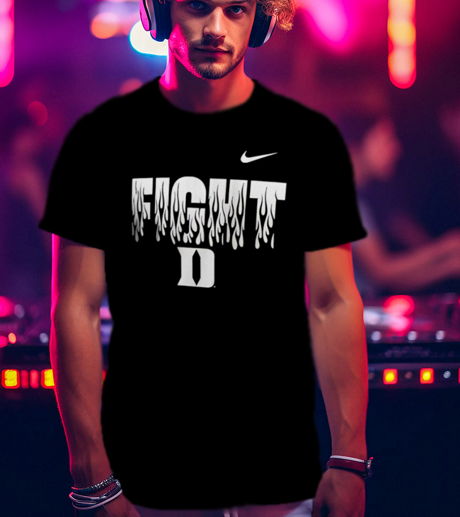 Nike Fight Duke Blue Devils D Dripping T-Shirt