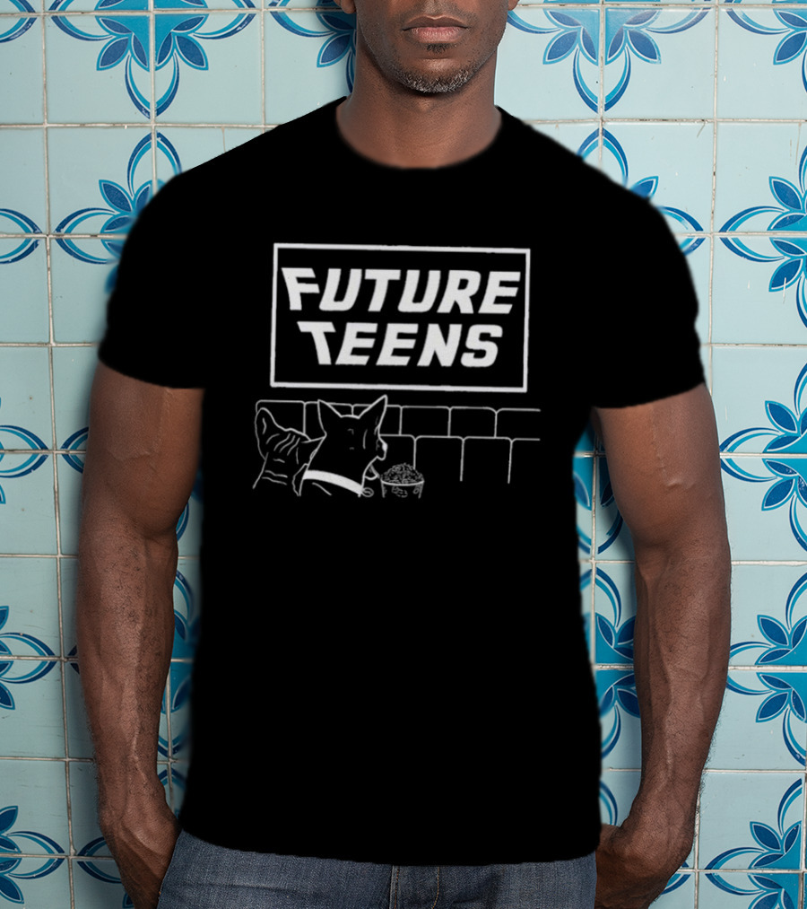 Future Teens Movie Night With Pets T-Shirt