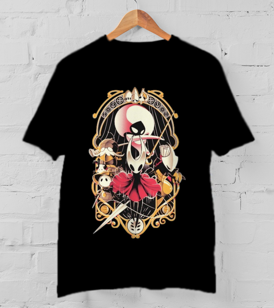Hollow Knight Silksong Art Nouveau AGDQ 2026 Game T-Shirt