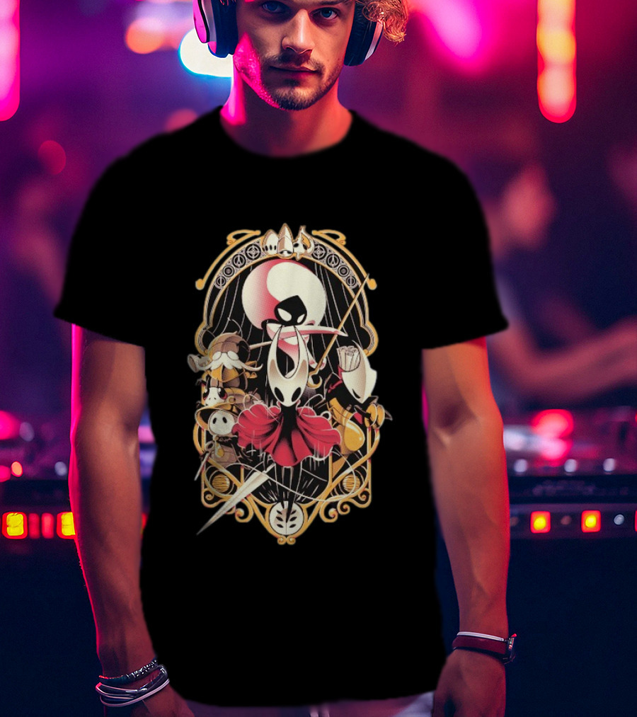 Hollow Knight Silksong Art Nouveau AGDQ 2026 Game T-Shirt