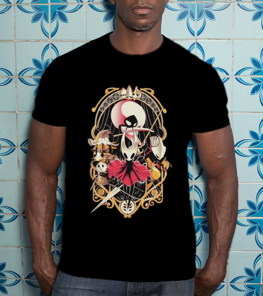 Hollow Knight Silksong Art Nouveau AGDQ 2026 Game T-Shirt