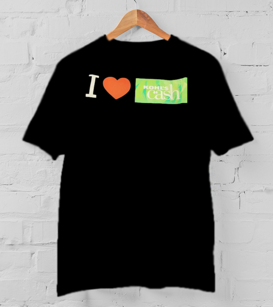 I Love Kohl's Cash Green Heart T-Shirt