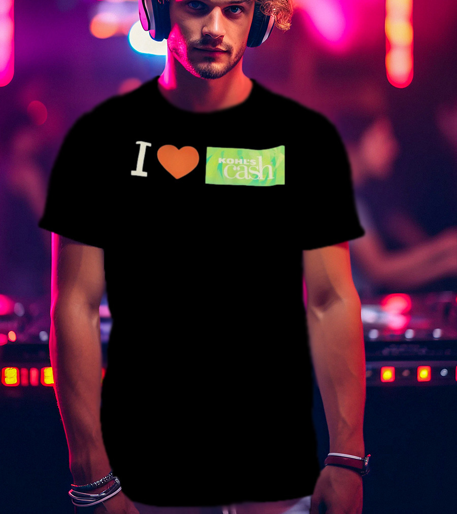 I Love Kohl's Cash Green Heart T-Shirt