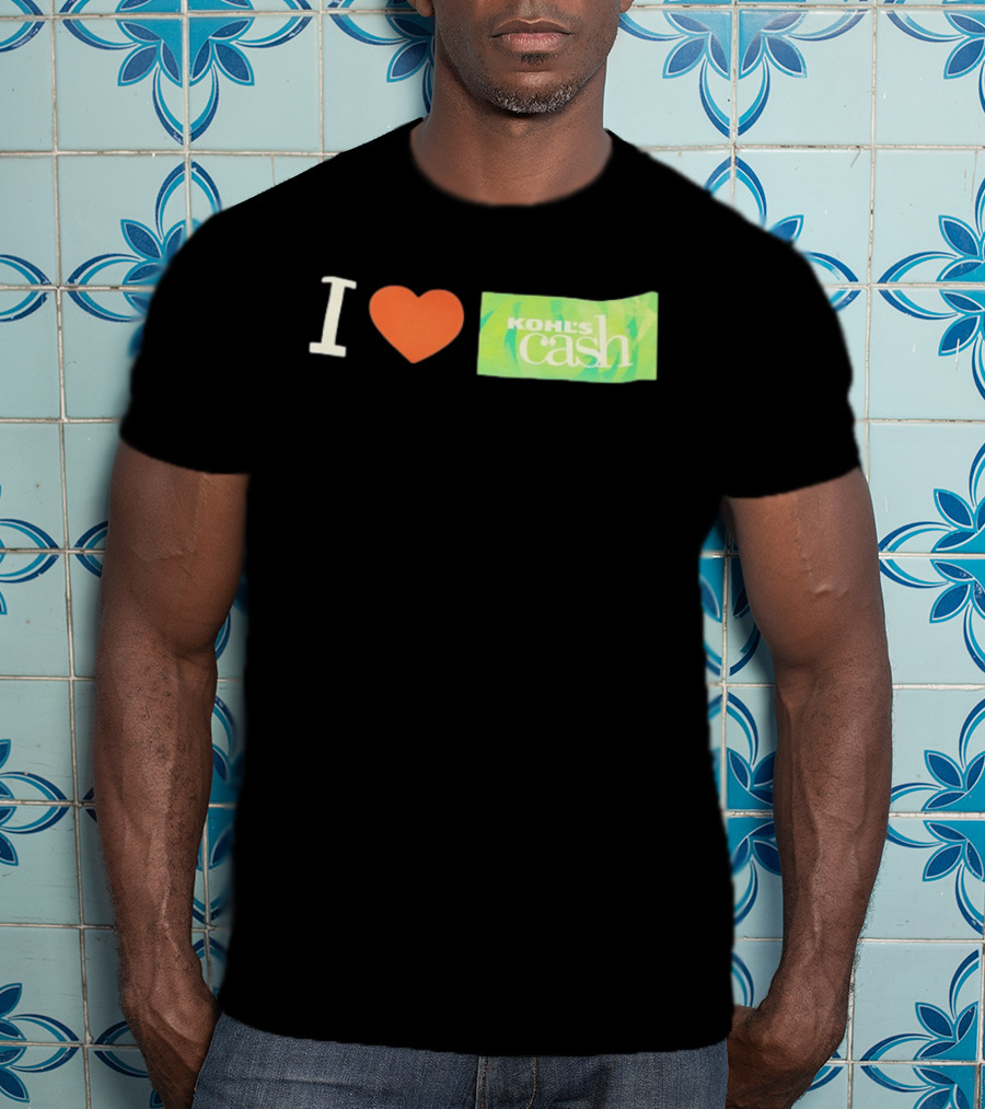 I Love Kohl's Cash Green Heart T-Shirt