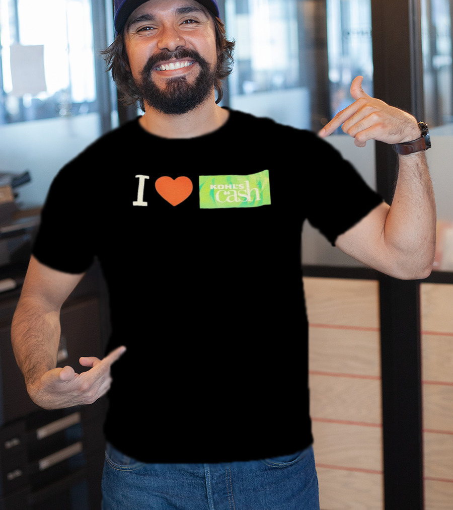 I Love Kohl's Cash Green Heart T-Shirt