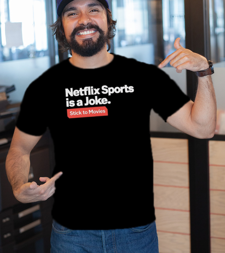 Off Duty Lifeguard Save Yourself Netflix Sports Is A Joke Stick To Movies T-Shirt