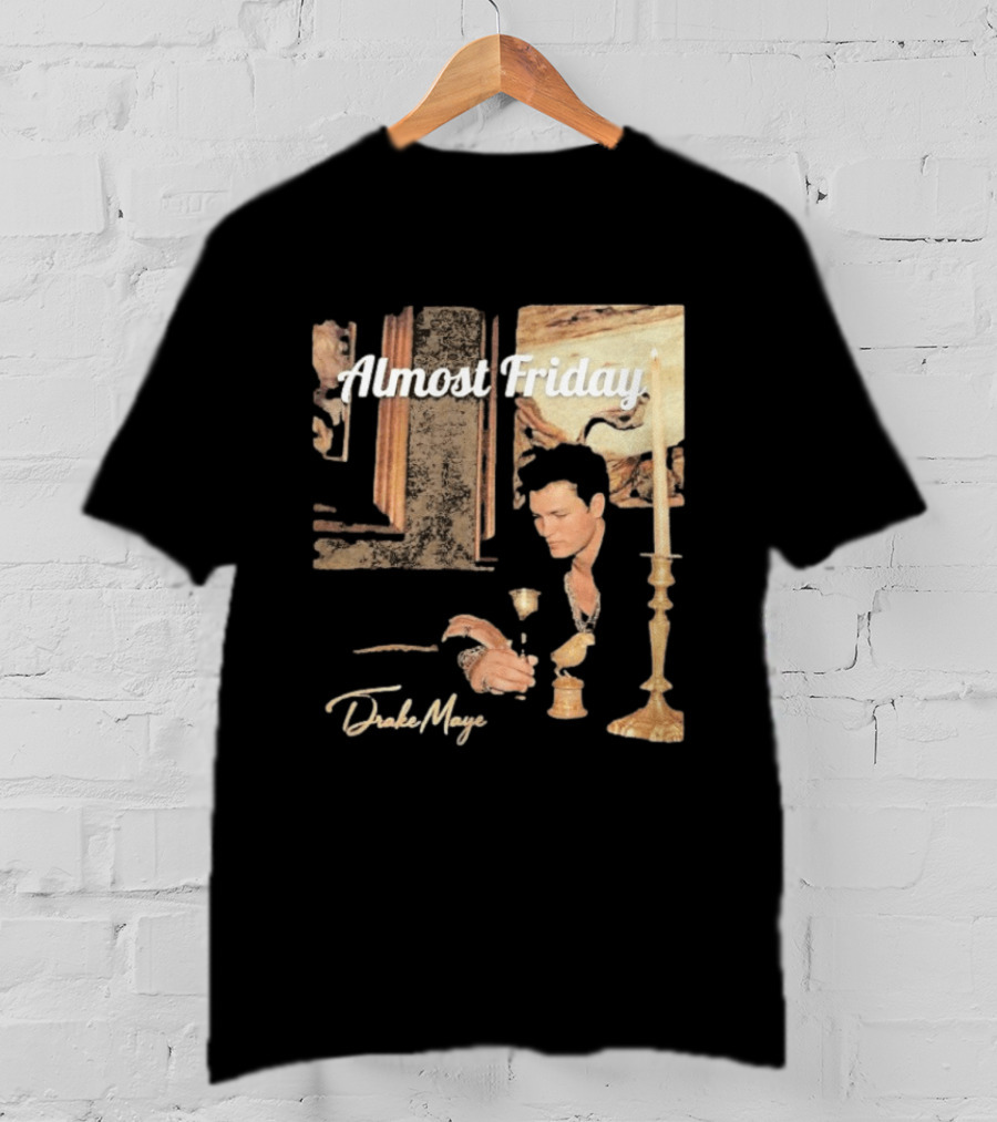 Almost Friday Drake Maye Surreal Collage Assembly T-Shirt