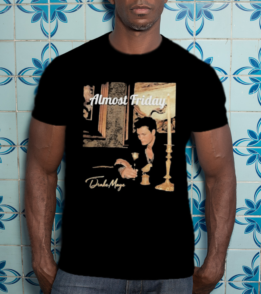 Almost Friday Drake Maye Surreal Collage Assembly T-Shirt