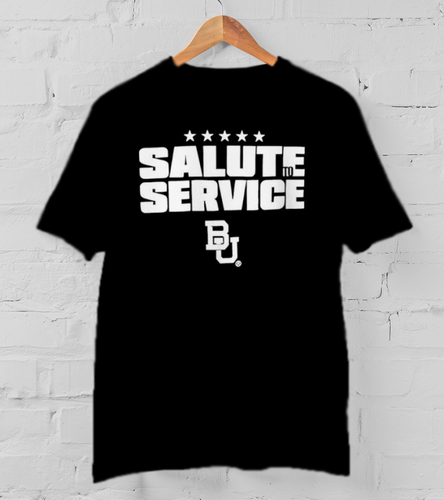 Baylor Bears BU Salute To Service Stars T-Shirt