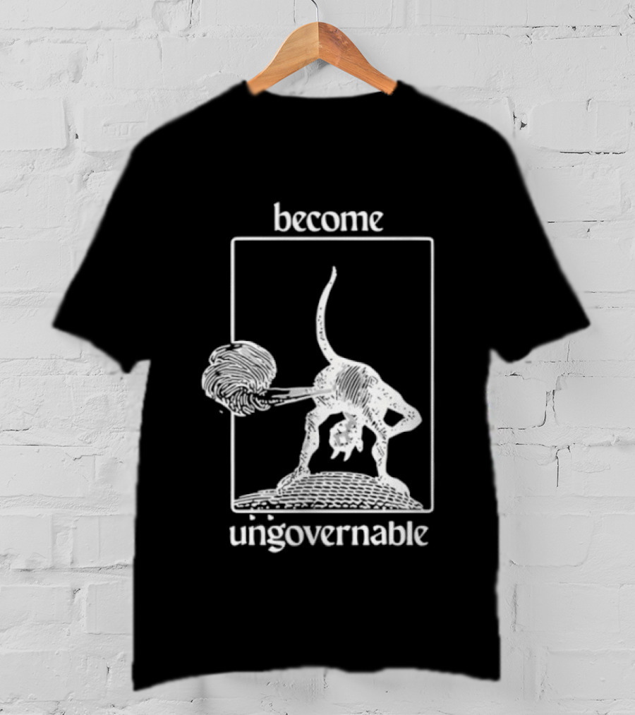 Become Ungovernable Possum With Bat T-Shirt