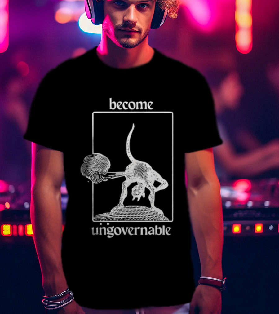 Become Ungovernable Possum With Bat T-Shirt