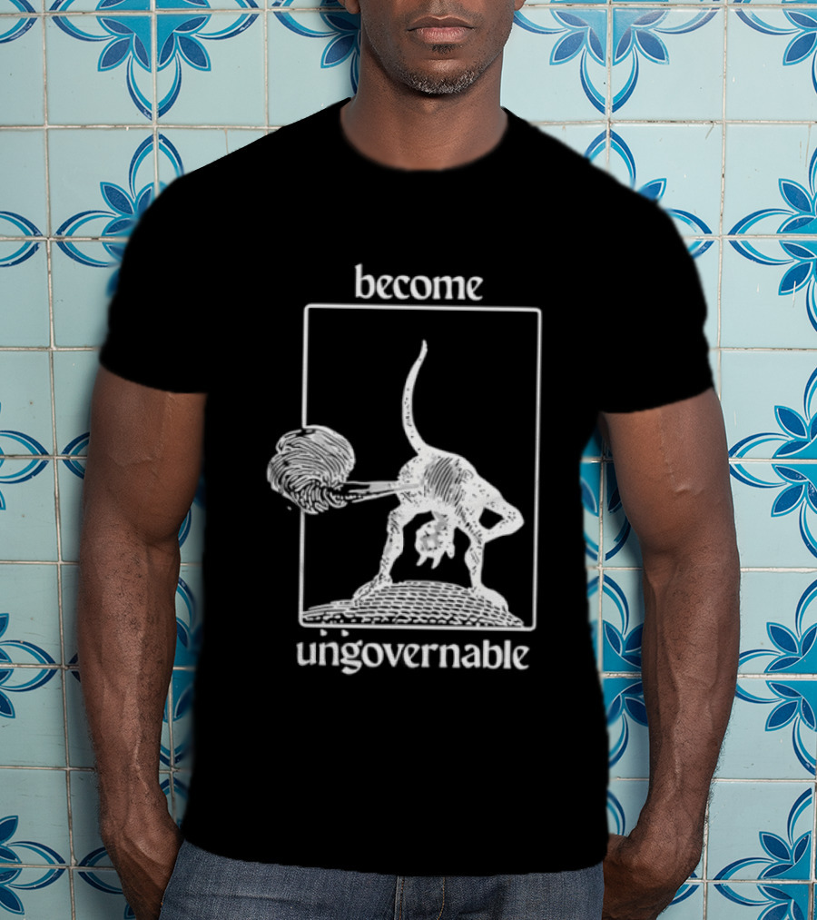 Become Ungovernable Possum With Bat T-Shirt