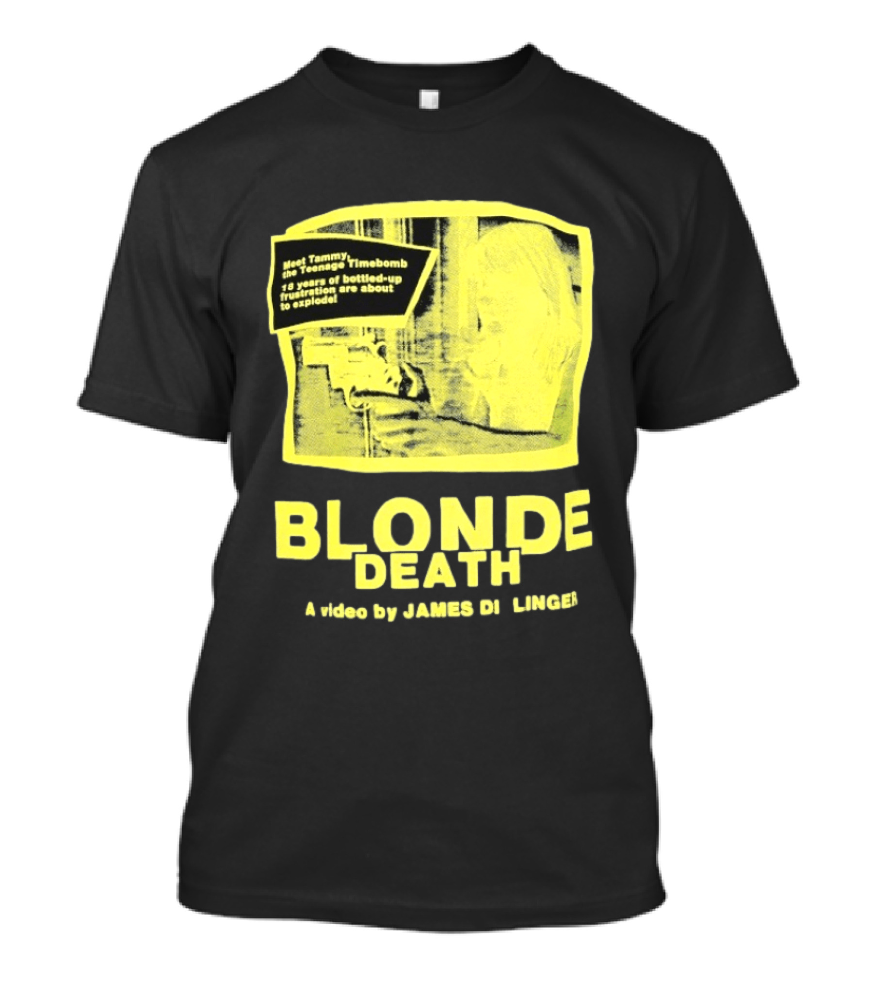 Blonde Death Teenage Timebomb Video By James D Lange 12 Years Frustration Explosion T-Shirt