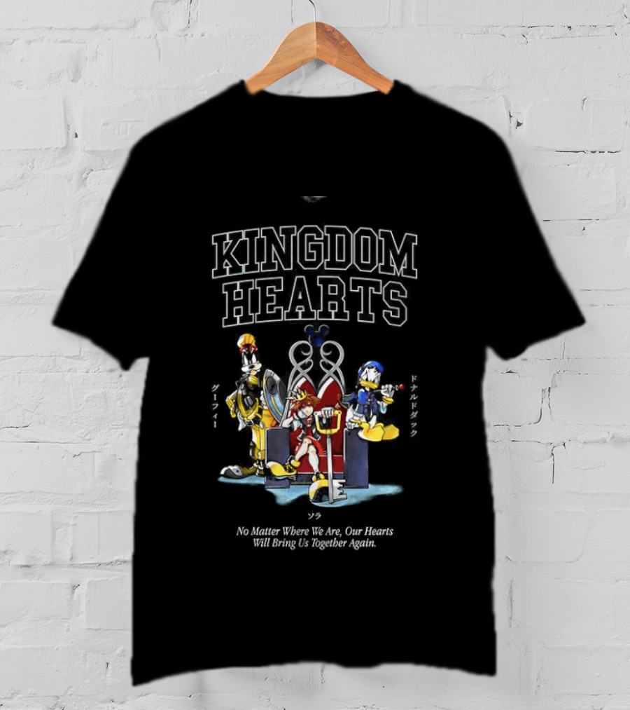 Kingdom Hearts Our Hearts Will Bring Us Together Again T-Shirt