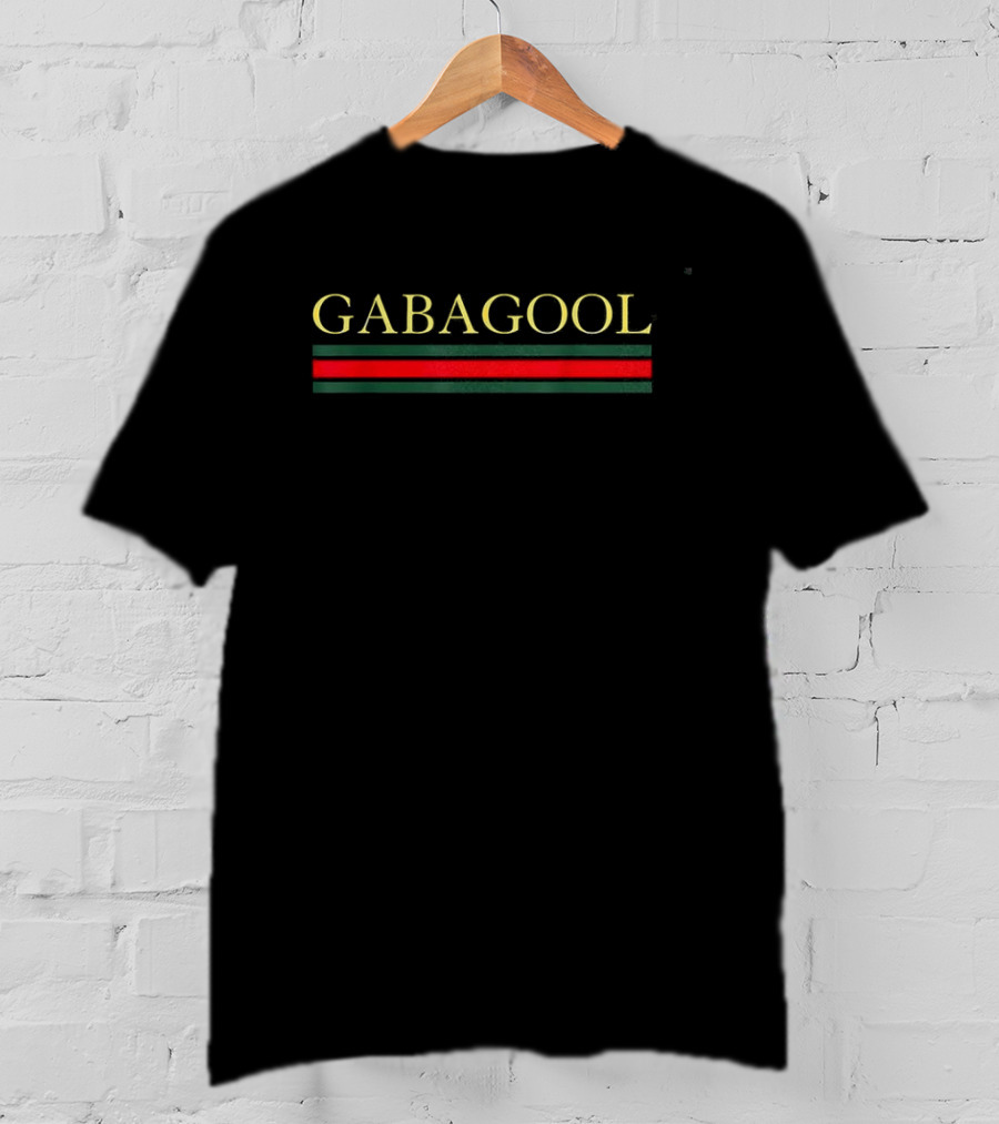 Gabagool Italian Stripes Satire Sopranos T-Shirt