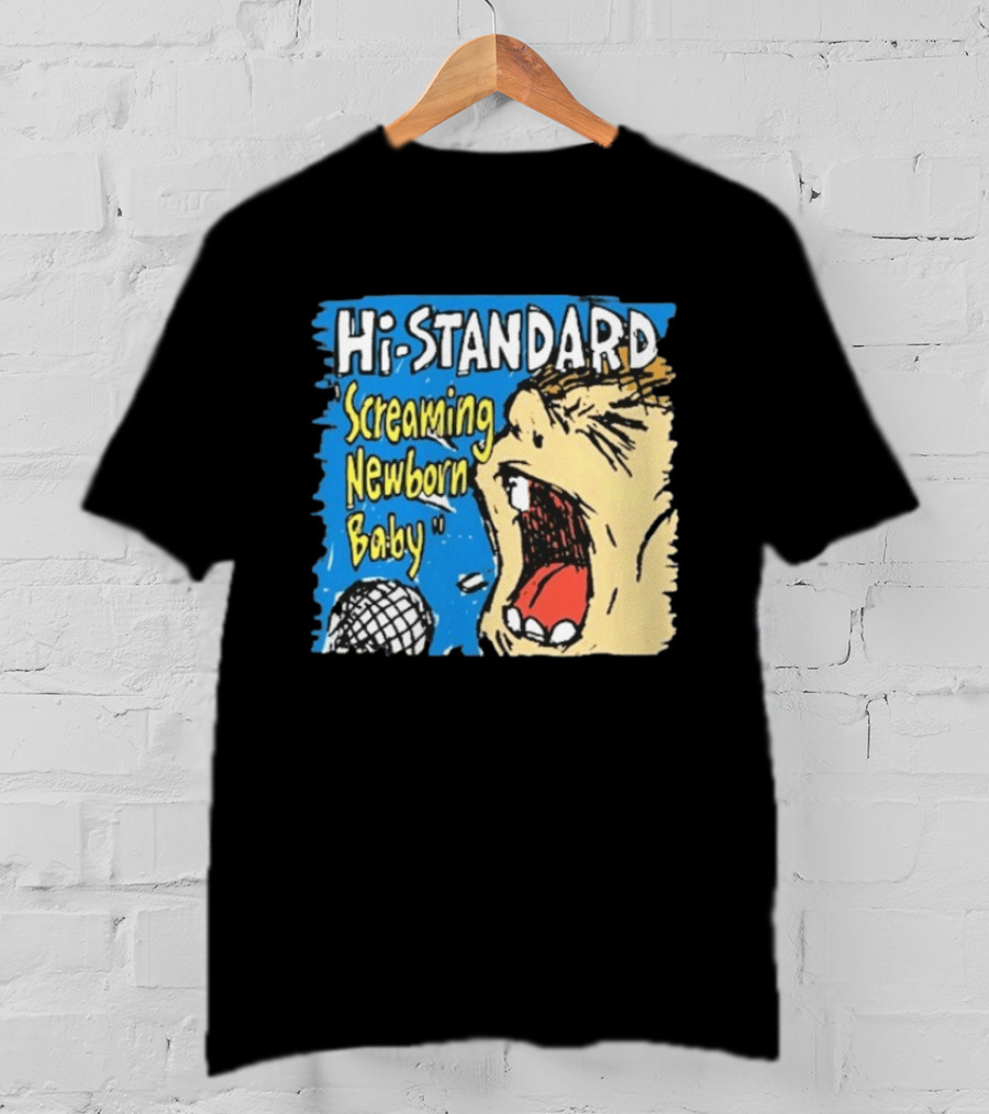 Hi Standard Screaming Newborn Baby Niigata Japan SNB Band Merchandise T-Shirt