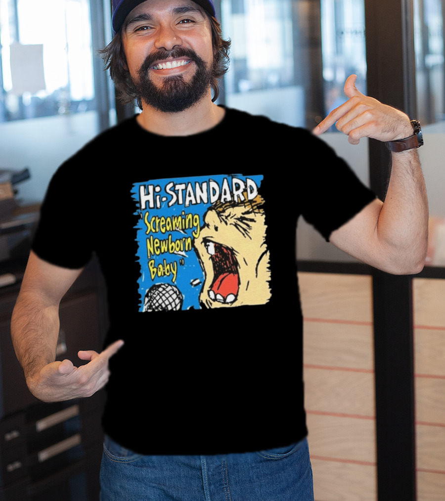 Hi Standard Screaming Newborn Baby Niigata Japan SNB Band Merchandise T-Shirt