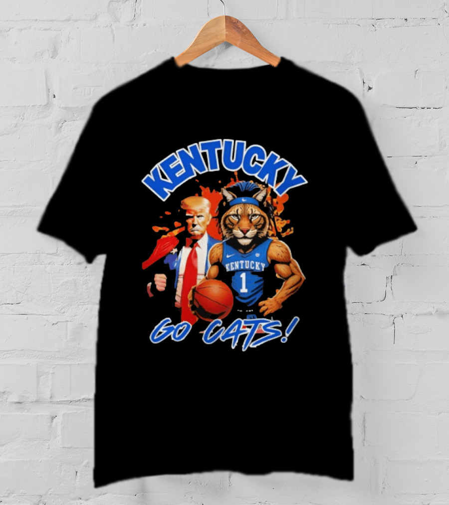 Kentucky Wildcats Trump Basketball Go Cats T-Shirt