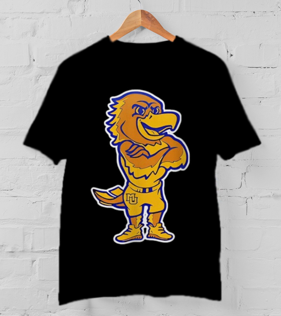 Marquette Basketball MU Golden Eagle Vintage Milwaukee T-Shirt