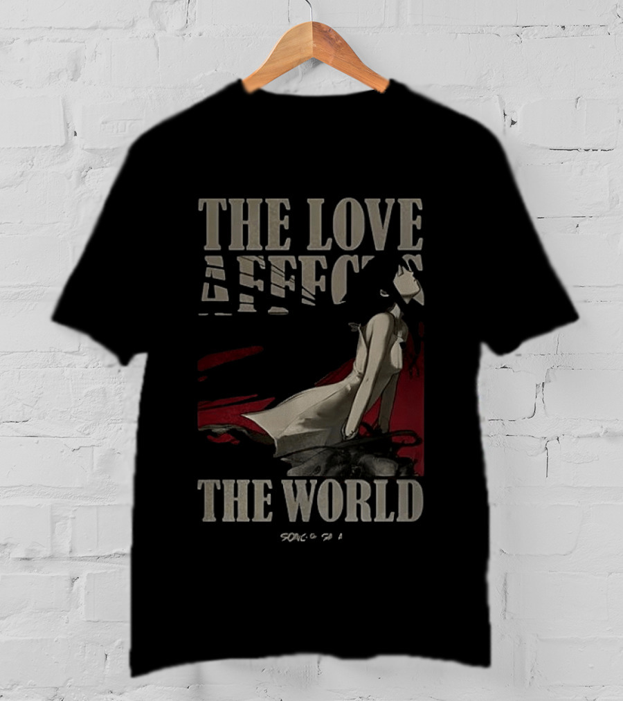 The Love Affects The World Vintage Statue Art Influence T-Shirt