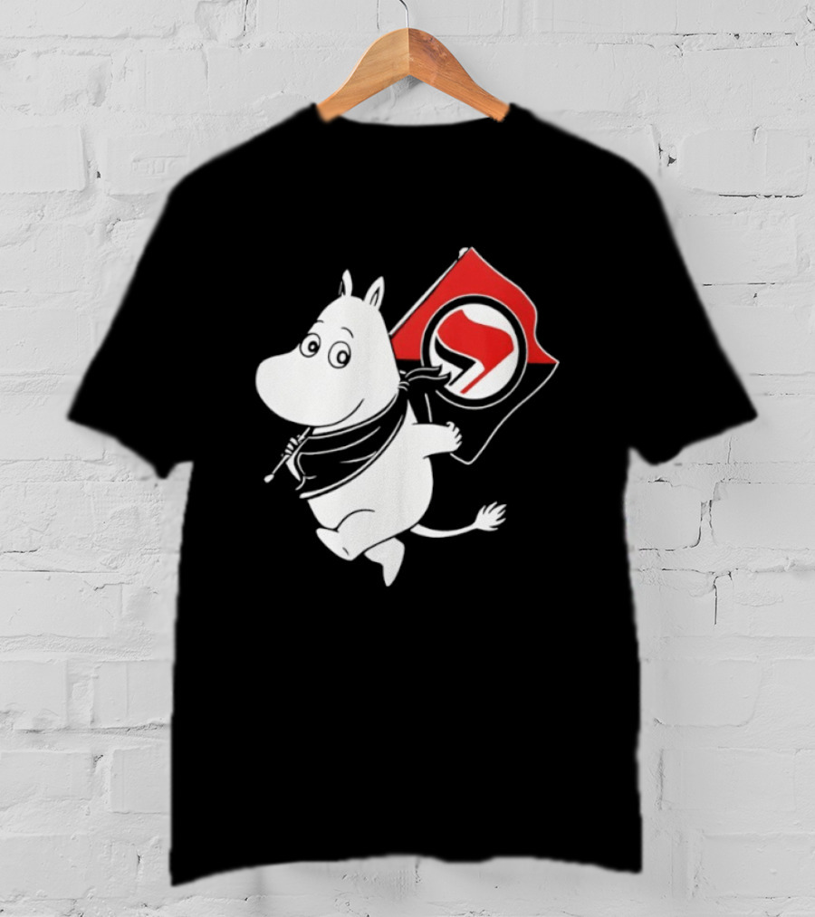 Tom Morello Antifa Moomin Anti Fascist T-Shirt