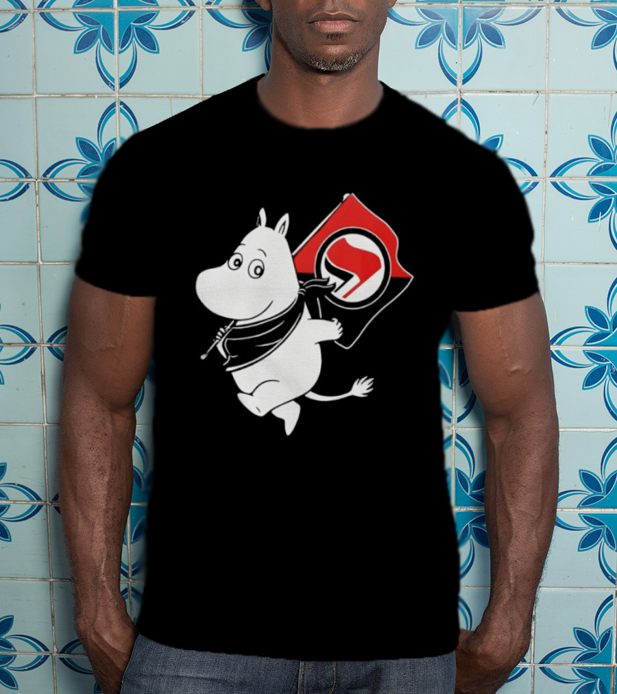 Tom Morello Antifa Moomin Anti Fascist T-Shirt