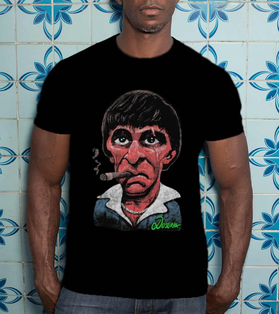 Tony Montana Cigarettes Scarface Dosbrak T-Shirt