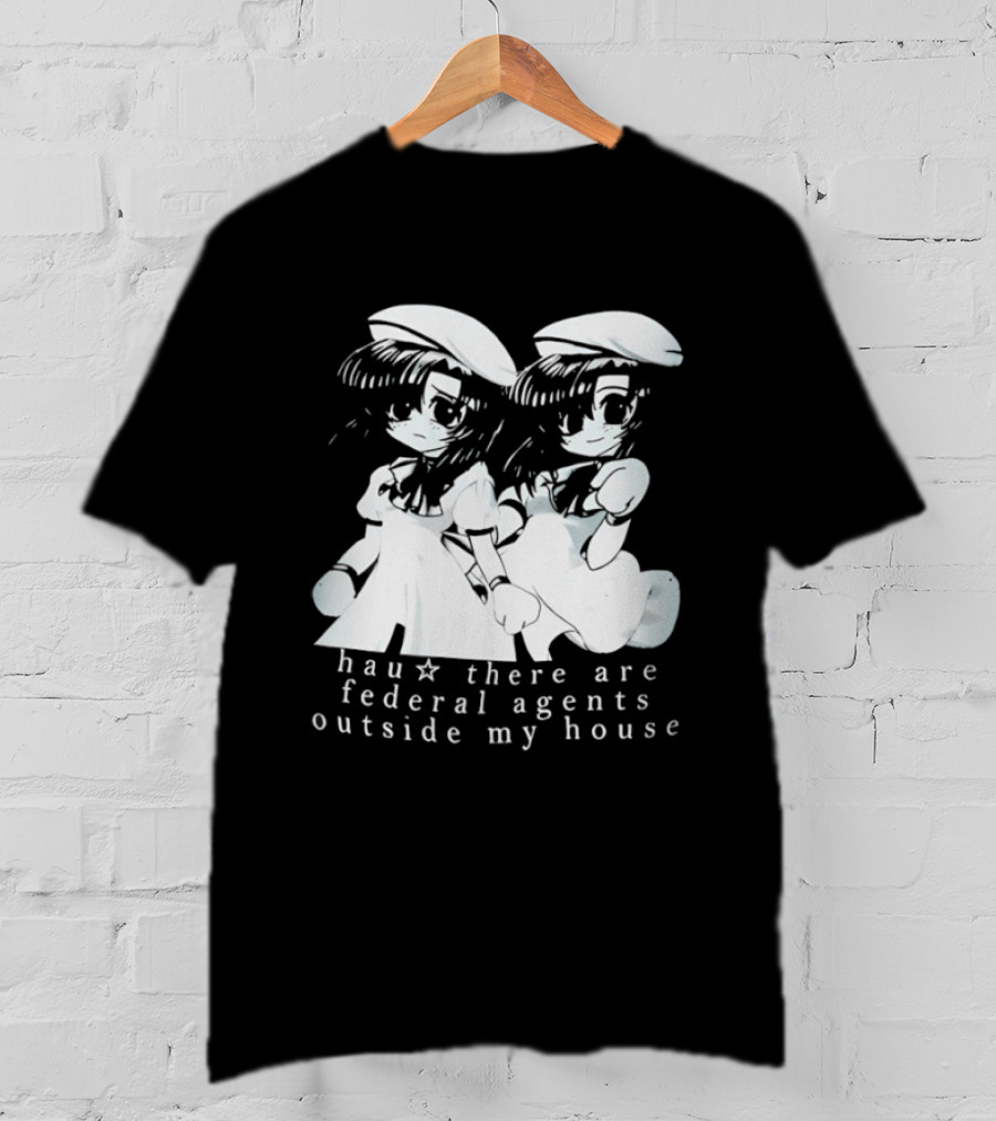 Touhou Project Series Hau There Are Federal Agents Outside My House T-Shirt